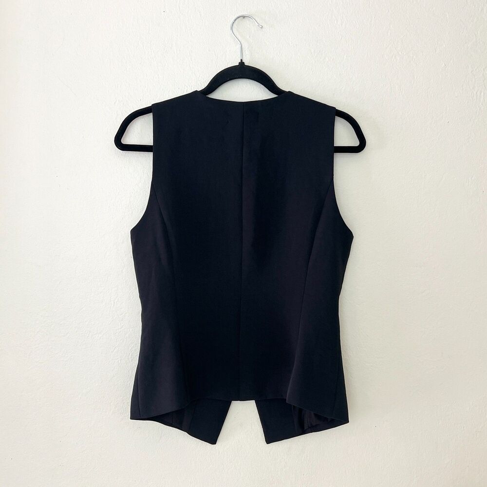 House of Harlow 1960 Black Button Up Vest Size 8 CBK Aesthetic Dark Academia - Picture 13 of 14